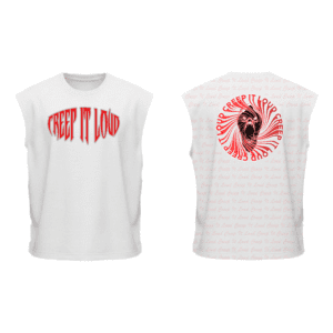 Home sleeveless white 01